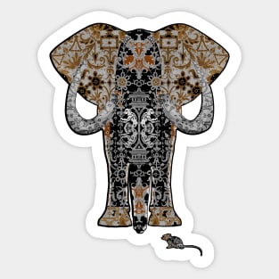 Elephant and Mouse Sticker